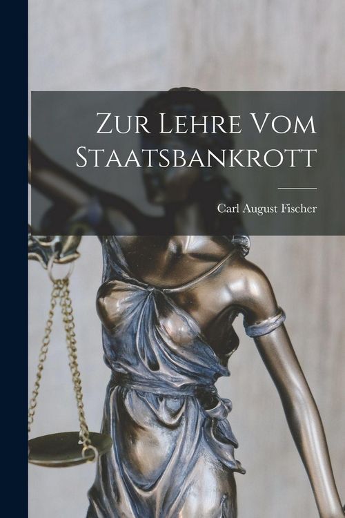 Produktbild: Zur Lehre vom Staatsbankrott
