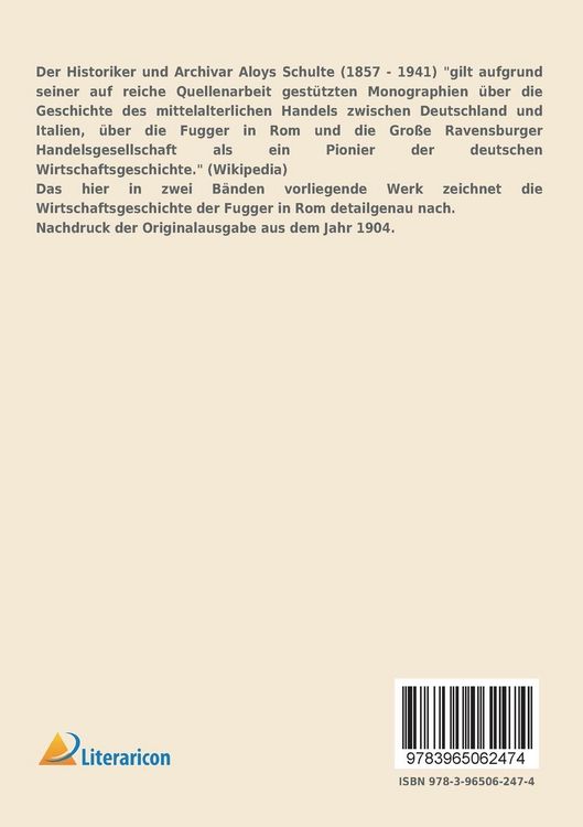Produktbild: Die Fugger in Rom 1495 - 1523