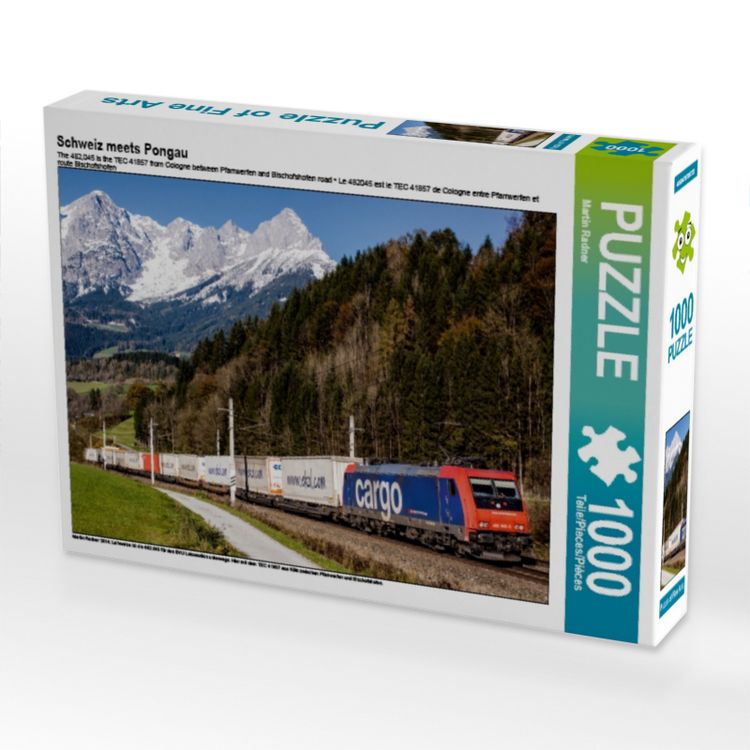 Produktbild: CALVENDO Puzzle Schweiz meets Pongau 1000 Teile Puzzle quer | 1000 Teile Lege-Gr&ouml;&szlig;e 64 &times; 48 cm Foto-Puzzle f&uuml;r gl&uuml;ckliche Stunden