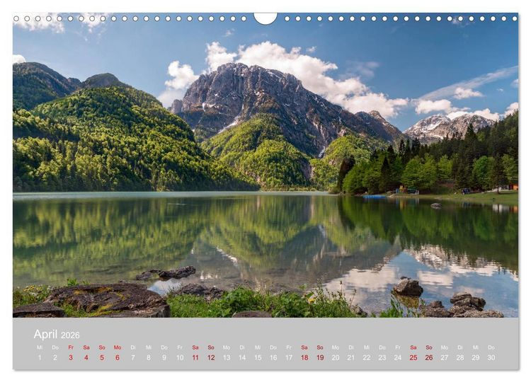 Produktbild: Die Julischen Alpen (Wandkalender 2026 DIN A3 quer), CALVENDO Monatskalender
