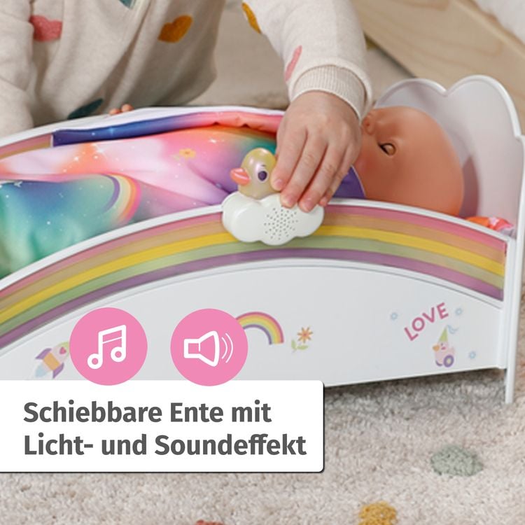 Produktbild: BABY born Regenbogen Bett