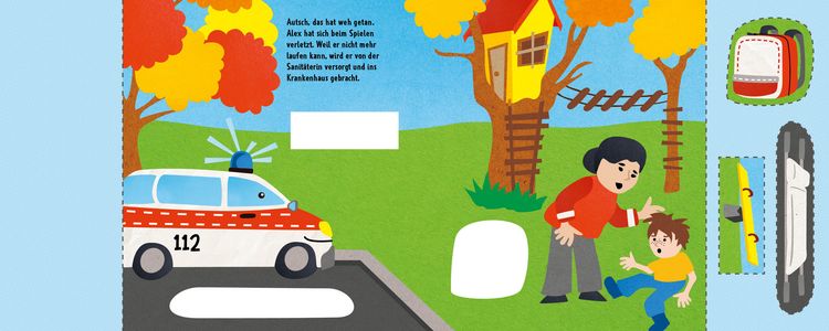 Produktbild: Schnipp, Schnipp, Hurra &ndash; Mein erstes Papierschneidebuch: Tat&uuml;-Tata! Einsatzfahrzeuge von Polizei, Feuerwehr und Co.