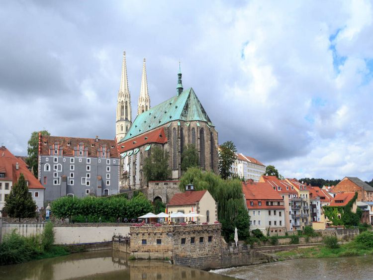 Produktbild: CALVENDO Puzzle Dier Stadtpfarrkirche St. Peter und Paul in G&ouml;rlitz | 1000 Teile Lege-Gr&ouml;&szlig;e 64x48cm Foto-Puzzle f&uuml;r gl&uuml;ckliche Stunden