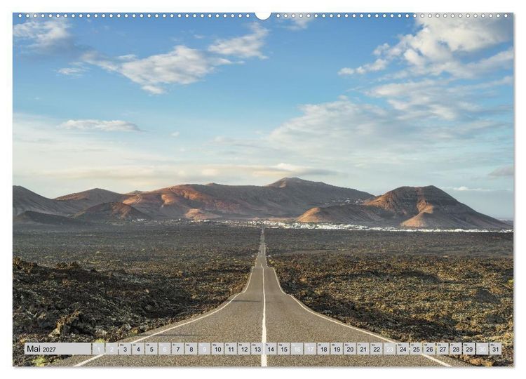 Produktbild: Wundersch&ouml;nes Lanzarote (Wandkalender 2027 DIN A2 quer), CALVENDO Monatskalender