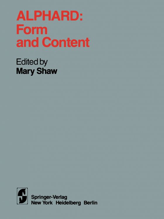 Produktbild: Alphard: Form and Content