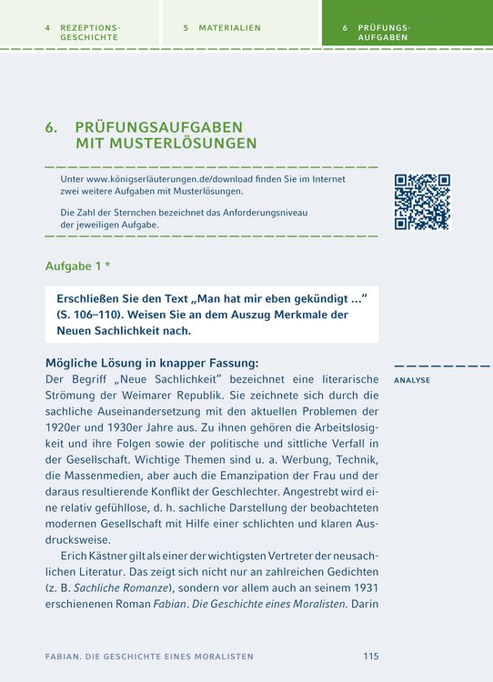 Produktbild: Fabian. Die Geschichte eines Moralisten von Erich K&auml;stner