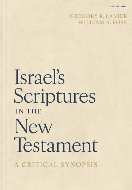 Produktbild: Israel's Scriptures in the New Testament: A Critical Synopsis