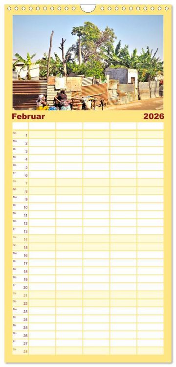 Produktbild: Familienplaner 2026 - Mosambik - Eine Perle im S&uuml;den Afrikas. mit 5 Spalten (Wandkalender, 21 x 45 cm) CALVENDO