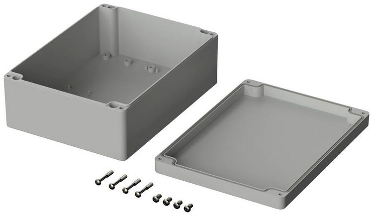 Produktbild: Bopla EUROMAS M 223 02223000 Industrie-Geh&auml;use 200 x 150 x 75 Polycarbonat Lichtgrau (RAL 7035) 1 St.