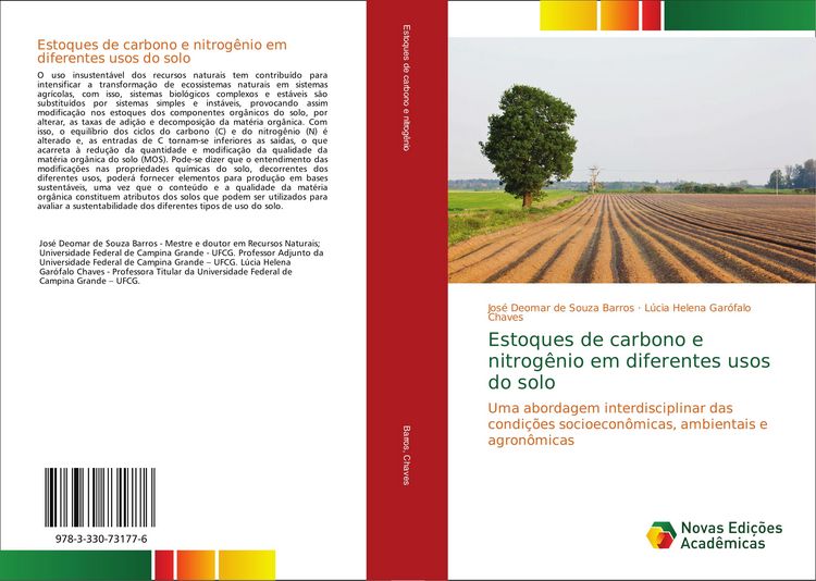 Produktbild: Estoques de carbono e nitrog&ecirc;nio em diferentes usos do solo