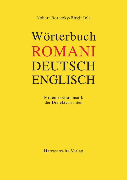 Produktbild: W&ouml;rterbuch Romani - Deutsch - Englisch f&uuml;r den s&uuml;dosteurop&auml;ischen Raum