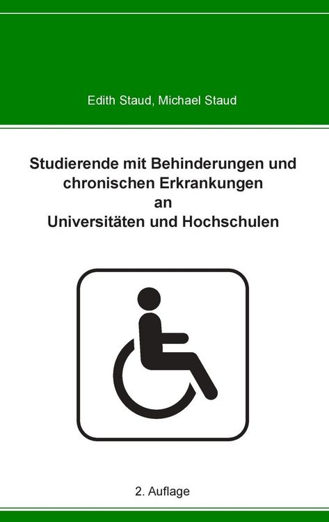 Produktbild: Studierende mit Behinderungen und chronischen Erkrankungen an Universit&auml;ten und Hochschulen