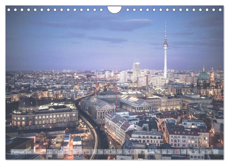 Produktbild: Berlin Citylights (Wandkalender 2026 DIN A4 quer), CALVENDO Monatskalender