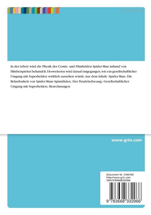 Produktbild: Physik der Superhelden