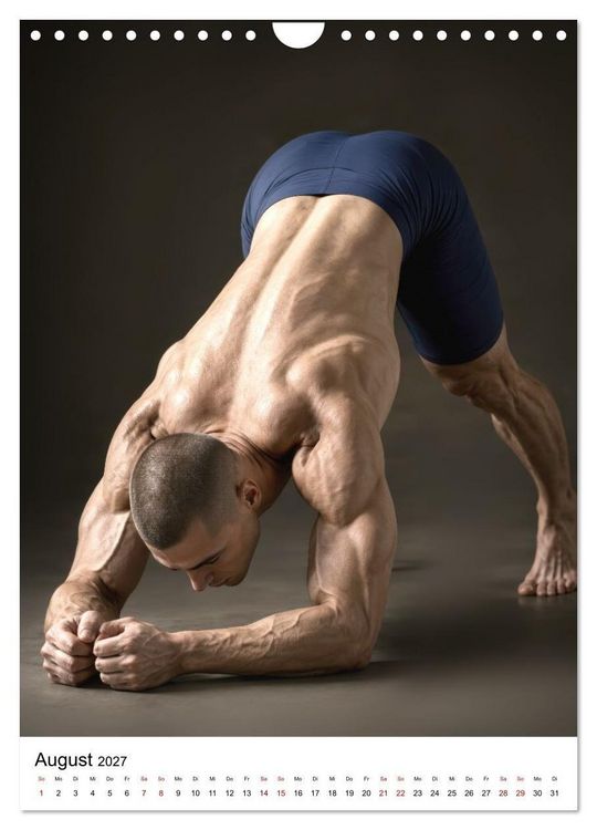 Produktbild: Yoga f&uuml;r Helden (Wandkalender 2027 DIN A4 hoch), CALVENDO Monatskalender