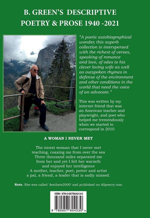 Produktbild: B Green's descriptive poetry and Prose