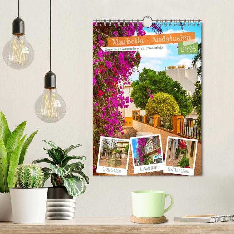 Produktbild: Marbella - Andalusien (Wandkalender 2026 DIN A4 hoch), CALVENDO Monatskalender