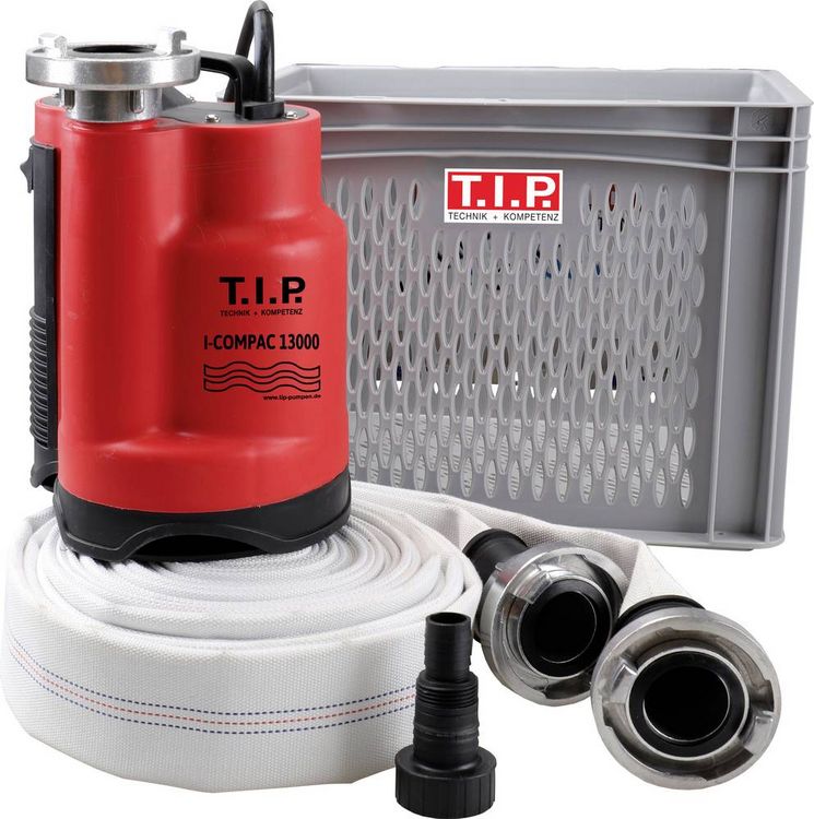 Produktbild: T.I.P. - Technische Industrie Produkte 30702 I-Compac 13000 Schmutzwasser-Tauchpumpe 13000 l/h 9 m