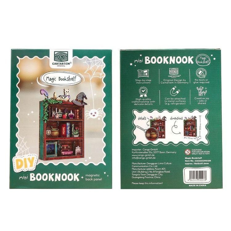 Produktbild: Mini-Booknook Magic Bookshelf