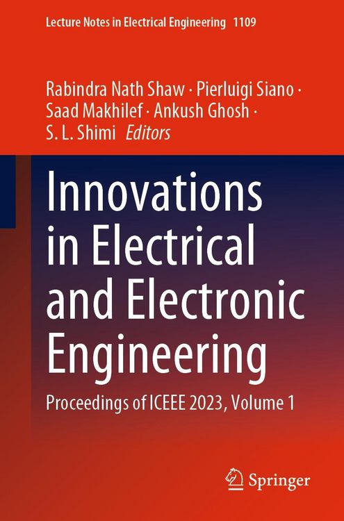 Produktbild: Innovations in Electrical and Electronic Engineering
