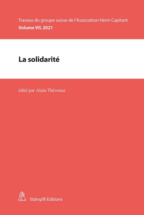 Produktbild: La solidarit&eacute;