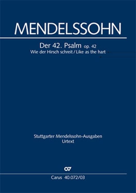 Produktbild: Wie der Hirsch schreit (Klavierauszug)