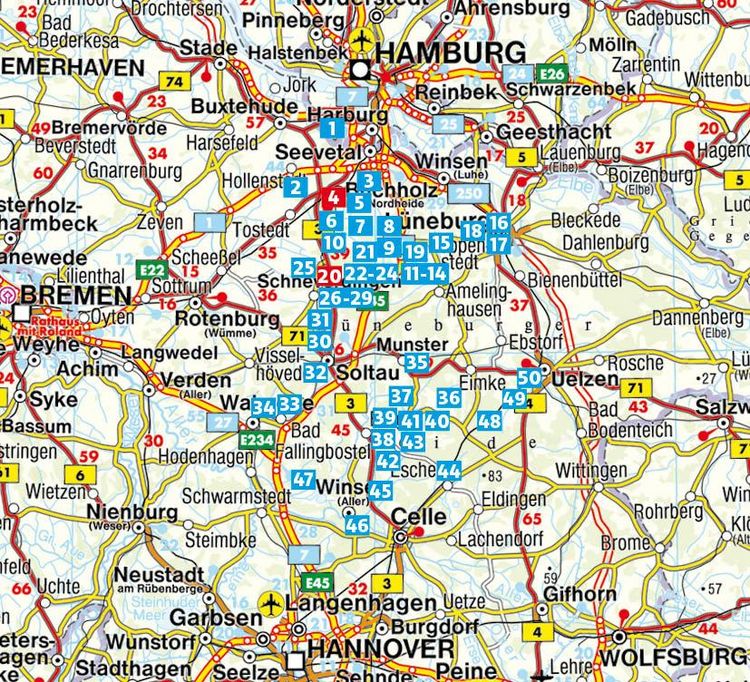 Produktbild: ROTHER Wanderf&uuml;hrer L&uuml;neburger Heide