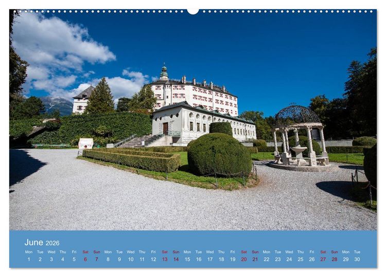 Produktbild: Innsbruck - Austria&lsquo;s capital of the alps (High Quality Premium Wall Calendar 2026 DIN A2 landscape),CALVENDO 12 Month Wall Calendar