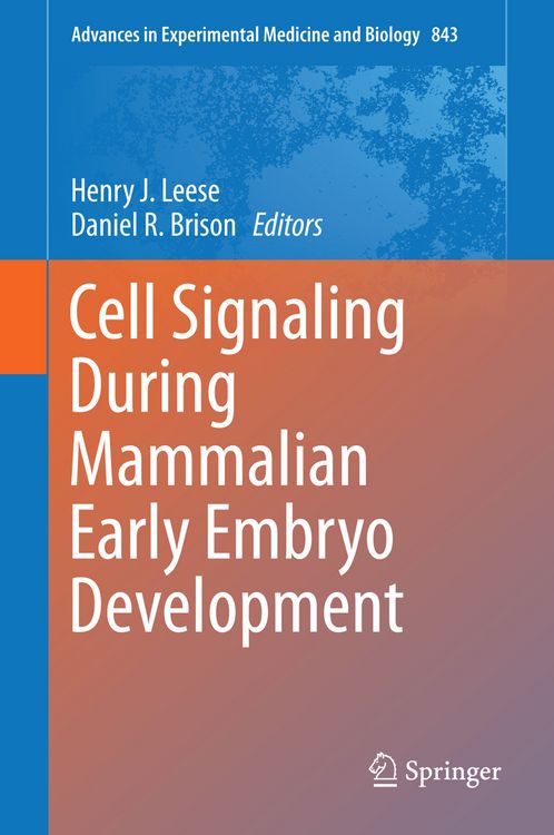 Produktbild: Cell Signaling During Mammalian Early Embryo Development