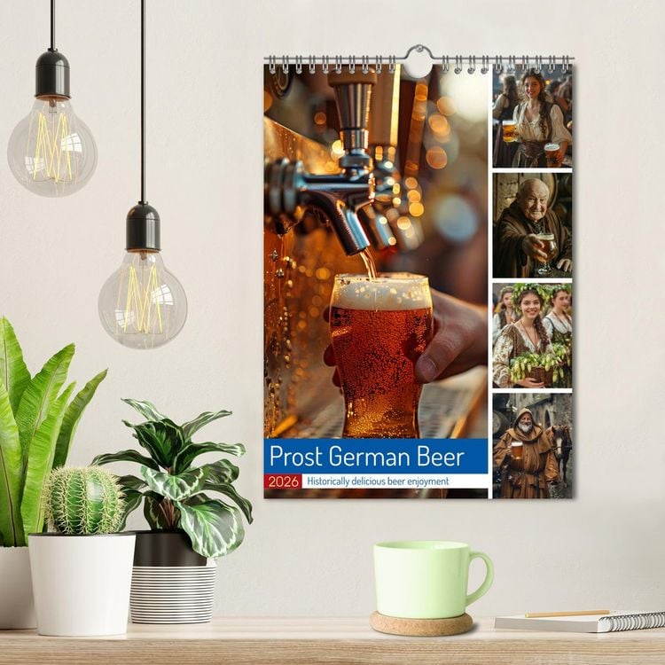 Produktbild: Prost German Beer (Wall Calendar 2026 DIN A4 portrait), CALVENDO 12 Month Wall Calendar
