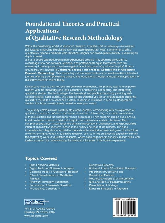 Produktbild: Foundational Theories and Practical Applications of Qualitative Research Methodology
