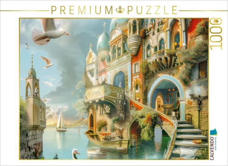Produktbild: CALVENDO Puzzle Venezianische Impressionen | 1000 Teile Lege-Gr&ouml;&szlig;e 64x48cm Foto-Puzzle f&uuml;r gl&uuml;ckliche Stunden