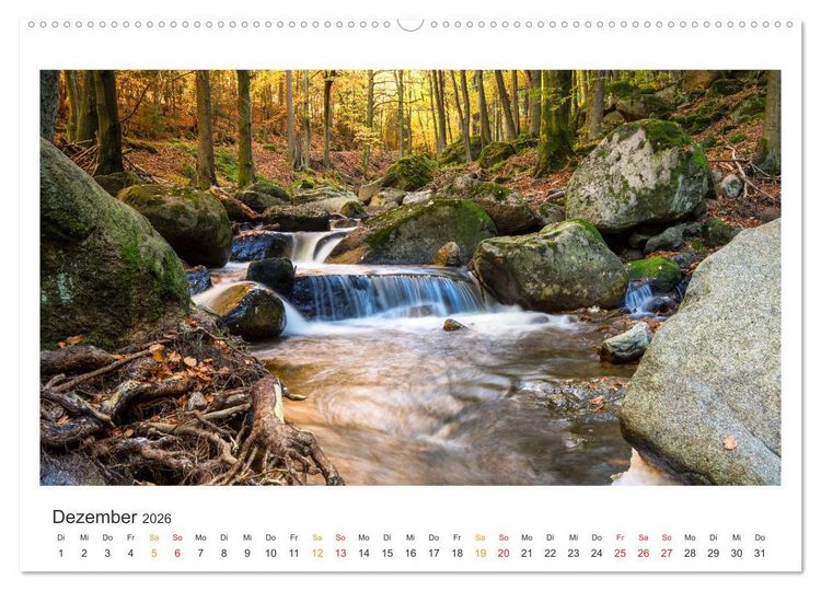 Produktbild: Niedersachsen - Meer, Heide, Harz (Wandkalender 2026 DIN A2 quer), CALVENDO Monatskalender