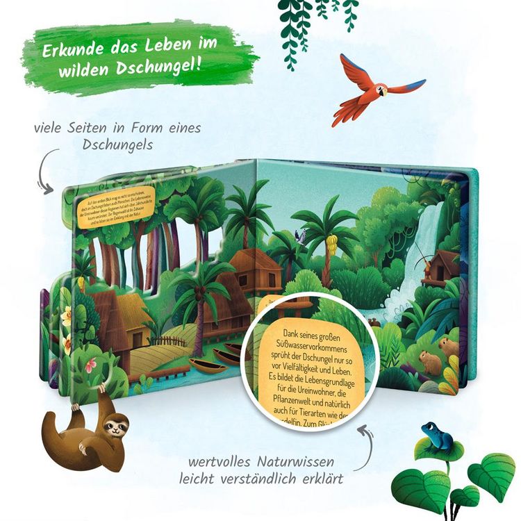 Produktbild: Tr&ouml;tsch Fensterbuch Im Dschungel