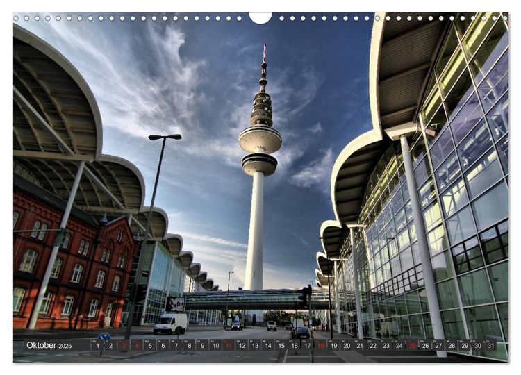 Produktbild: Stadt Hamburg (Wandkalender 2026 DIN A3 quer), CALVENDO Monatskalender