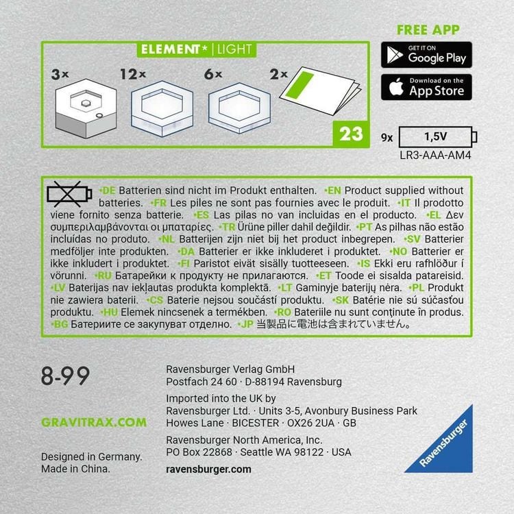 Produktbild: Ravensburger - GraviTrax POWER Element Light