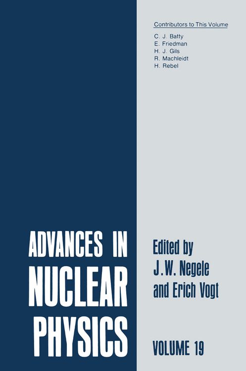 Produktbild: Advances in Nuclear Physics