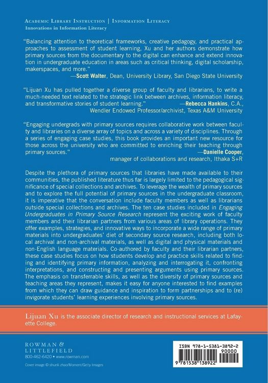 Produktbild: Engaging Undergraduates in Primary Source Research