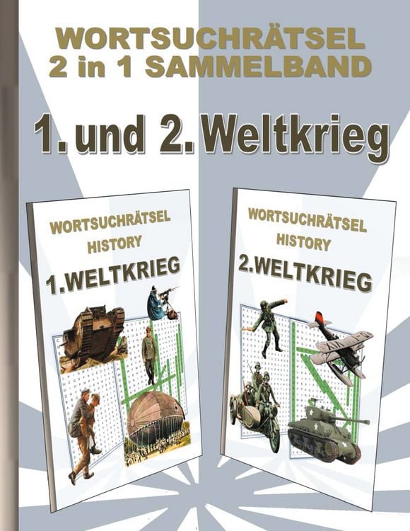 Produktbild: Wortsuchr&auml;tsel 2 in 1 Sammelband 1. und 2. Weltkrieg