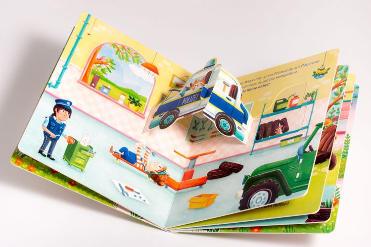 Produktbild: Mein Zauberklappen-Buch - Mach mit in der Autowerkstatt!