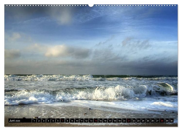 Produktbild: Fischland Dar&szlig; Zingst &ndash; Die Halbinsel an der Ostsee (hochwertiger Premium Wandkalender 2026 DIN A2 quer), Kunstdruck in Hochglanz