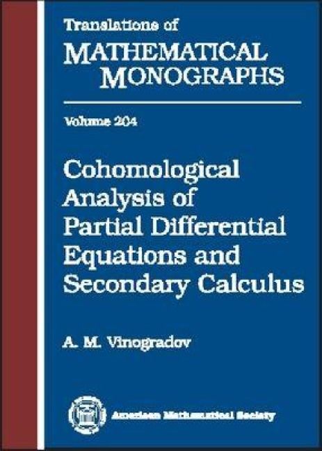Produktbild: Cohomological Analysis of Partial Differential Equations and Secondary Calculus
