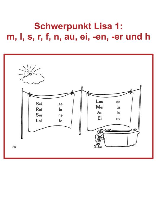 Produktbild: Lesen mit Lisa - Heft 1