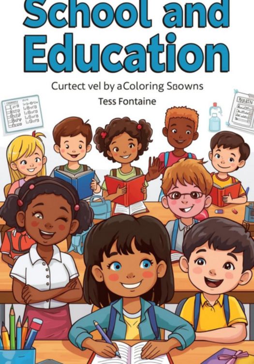 Produktbild: School Fun: A Learning Coloring Book