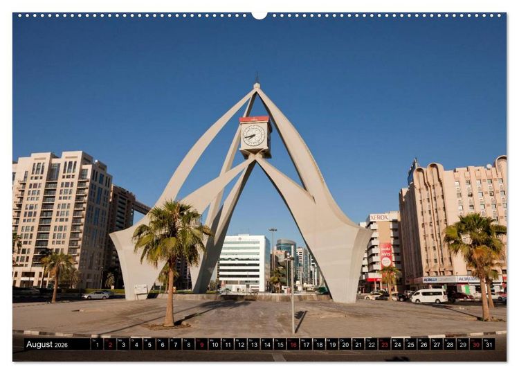 Produktbild: Emirat Dubai (Wandkalender 2026 DIN A2 quer), CALVENDO Monatskalender