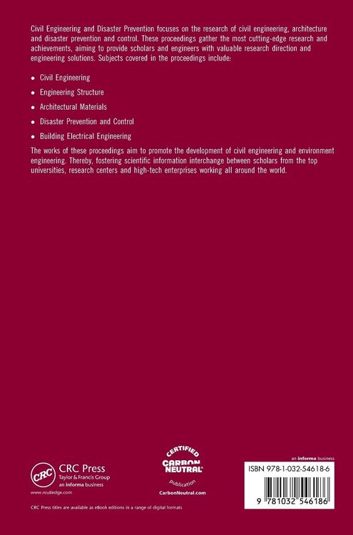 Produktbild: Civil Engineering and Disaster Prevention