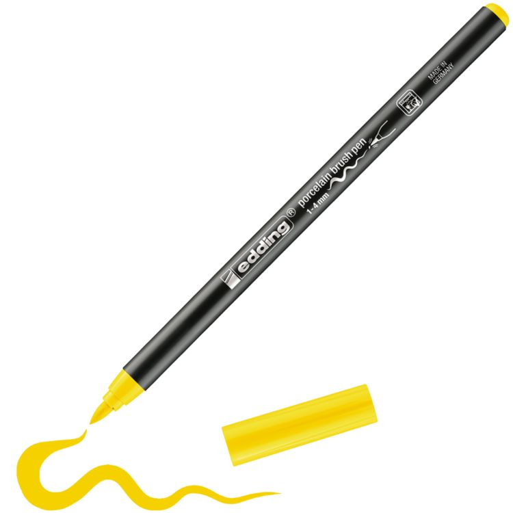 Produktbild: edding 4200 Porzellanpinselstift gelb