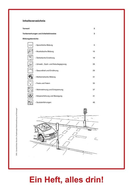 Produktbild: Kita aktiv Projektmappe Verkehrserziehung und Fahrzeuge