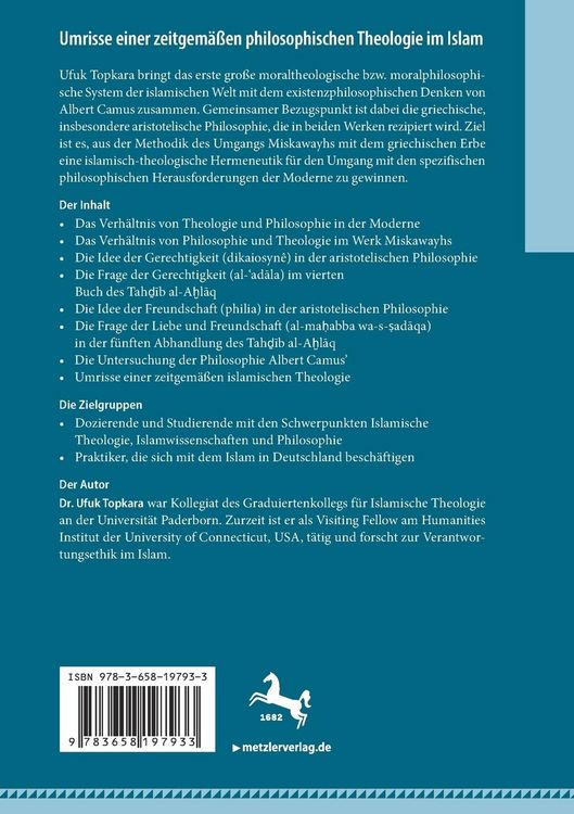 Produktbild: Umrisse einer zeitgem&auml;&szlig;en philosophischen Theologie im Islam