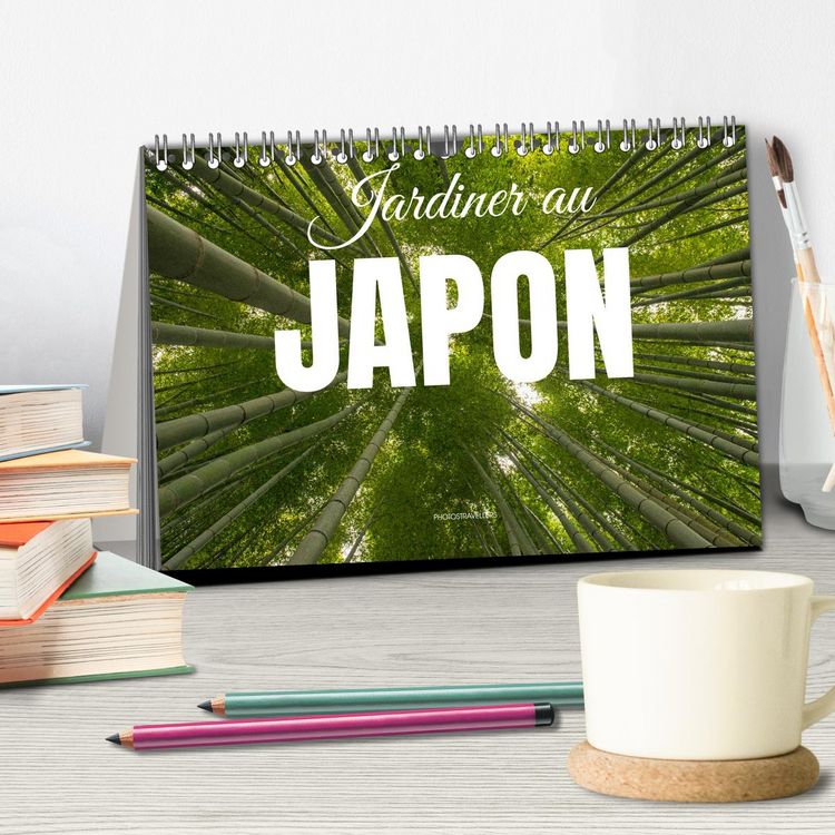 Produktbild: Jardiner au Japon (Calendrier de bureau 2026 DIN A5 vertical), CALVENDO calendrier mensuel